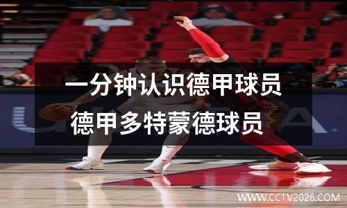 一分钟认识德甲球员 德甲多特蒙德球员