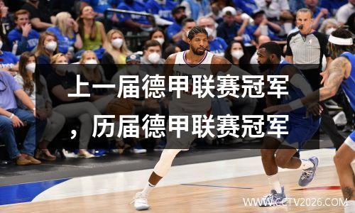上一届德甲联赛冠军，历届德甲联赛冠军