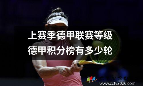 上赛季德甲联赛等级 德甲积分榜有多少轮