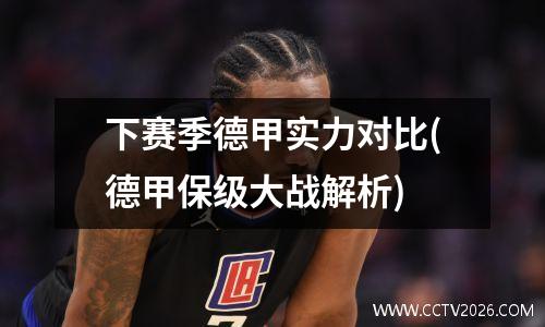 下赛季德甲实力对比(德甲保级大战解析)