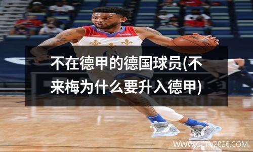 不在德甲的德国球员(不来梅为什么要升入德甲)