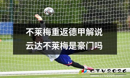 不莱梅重返德甲解说 云达不莱梅是豪门吗
