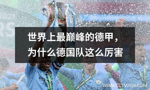 世界上最巅峰的德甲，为什么德国队这么厉害