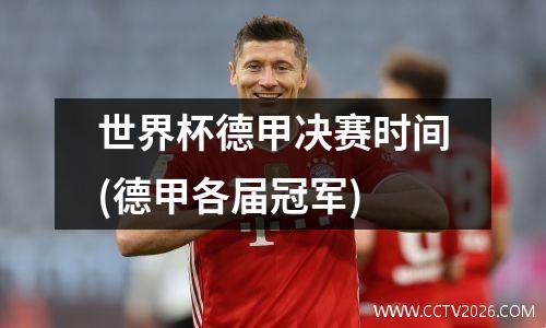 世界杯德甲决赛时间(德甲各届冠军)