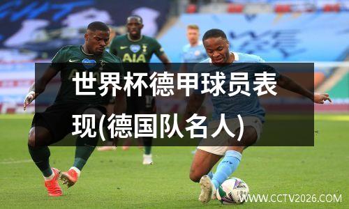 世界杯德甲球员表现(德国队名人)