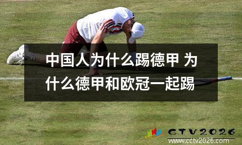 中国人为什么踢德甲 为什么德甲和欧冠一起踢