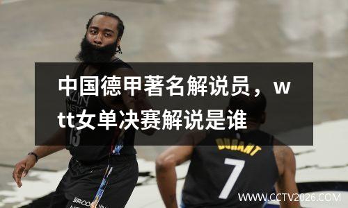 中国德甲著名解说员，wtt女单决赛解说是谁
