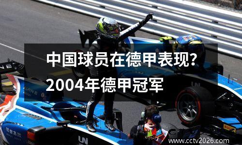 中国球员在德甲表现？2004年德甲冠军