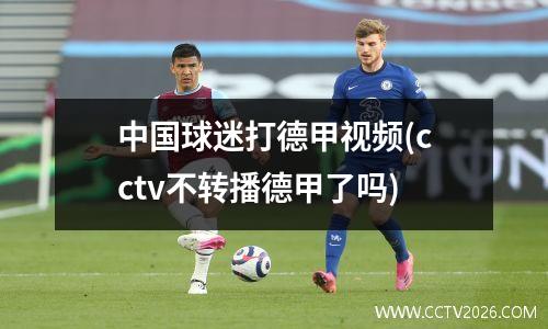 中国球迷打德甲视频(cctv不转播德甲了吗)