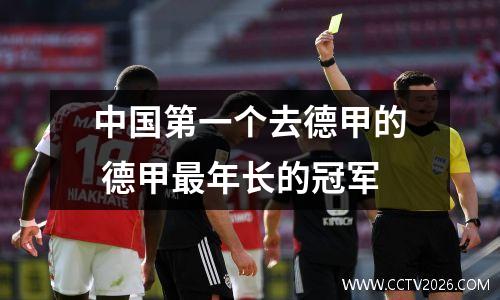 中国第一个去德甲的 德甲最年长的冠军