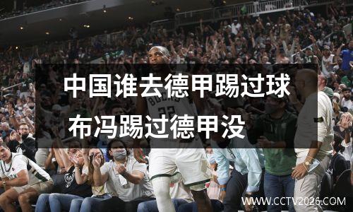 中国谁去德甲踢过球 布冯踢过德甲没