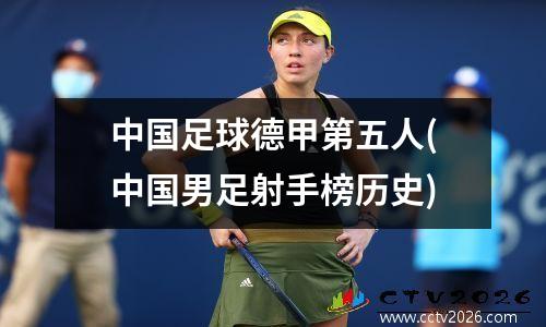中国足球德甲第五人(中国男足射手榜历史)