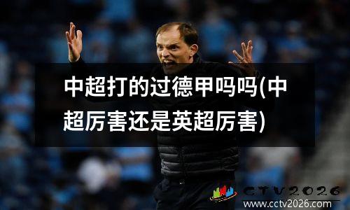 中超打的过德甲吗吗(中超厉害还是英超厉害)