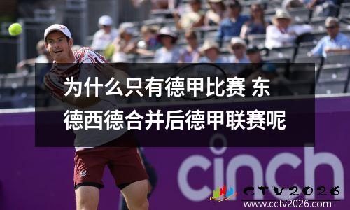 为什么只有德甲比赛 东德西德合并后德甲联赛呢