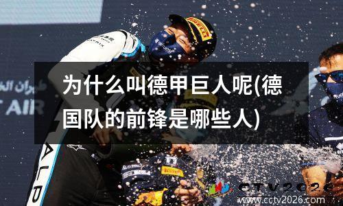 为什么叫德甲巨人呢(德国队的前锋是哪些人)