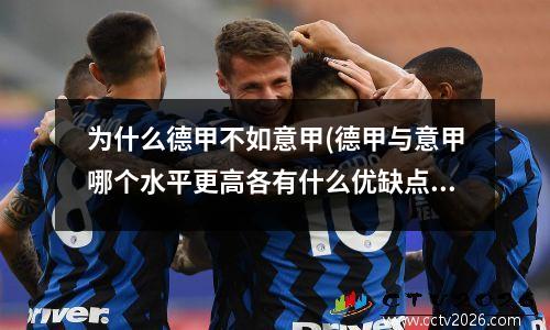 为什么德甲不如意甲(德甲与意甲哪个水平更高各有什么优缺点)