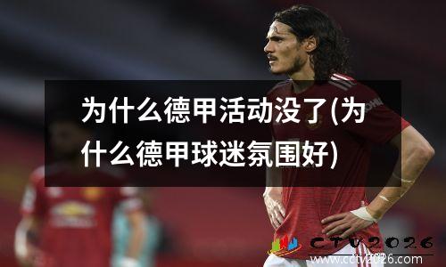 为什么德甲活动没了(为什么德甲球迷氛围好)