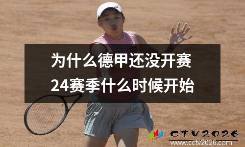 为什么德甲还没开赛 24赛季什么时候开始