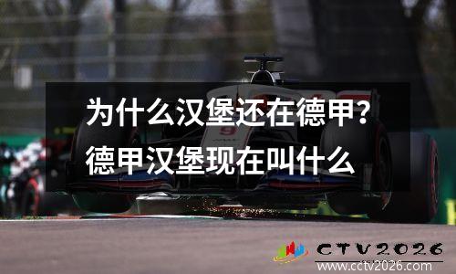 为什么汉堡还在德甲？德甲汉堡现在叫什么