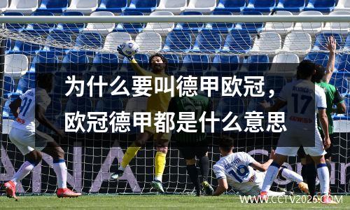 为什么要叫德甲欧冠，欧冠德甲都是什么意思