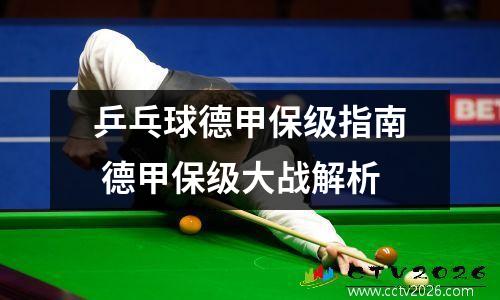 乒乓球德甲保级指南 德甲保级大战解析