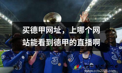 买德甲网址，上哪个网站能看到德甲的直播啊