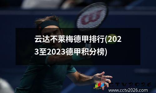 云达不莱梅德甲排行(2023至2023德甲积分榜)