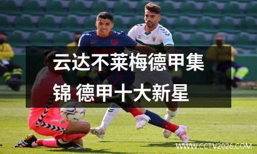 云达不莱梅德甲集锦 德甲十大新星