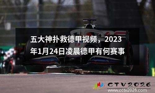 五大神扑救德甲视频，2023年1月24日凌晨德甲有何赛事