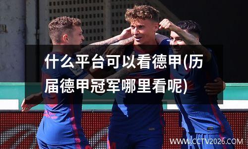 什么平台可以看德甲(历届德甲冠军哪里看呢)