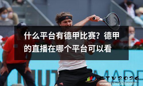 什么平台有德甲比赛？德甲的直播在哪个平台可以看