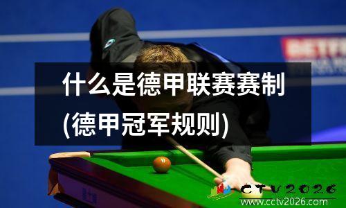 什么是德甲联赛赛制(德甲冠军规则)
