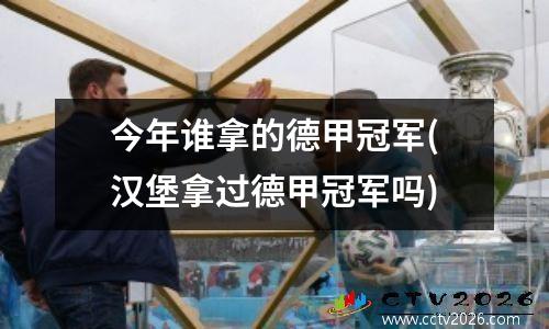今年谁拿的德甲冠军(汉堡拿过德甲冠军吗)