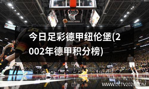 今日足彩德甲纽伦堡(2002年德甲积分榜)