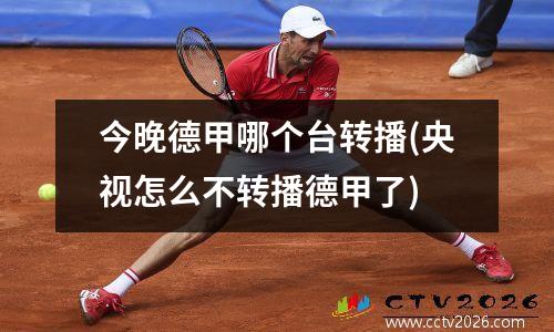 今晚德甲哪个台转播(央视怎么不转播德甲了)