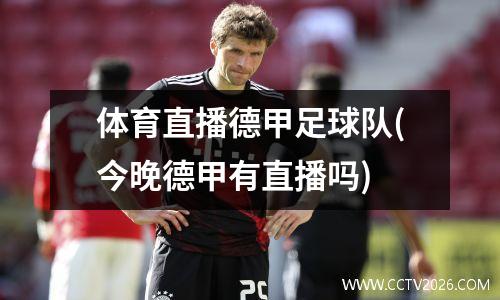 体育直播德甲足球队(今晚德甲有直播吗)