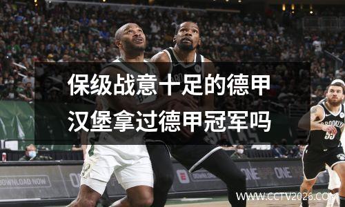 保级战意十足的德甲 汉堡拿过德甲冠军吗