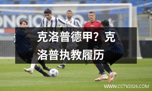 克洛普德甲？克洛普执教履历