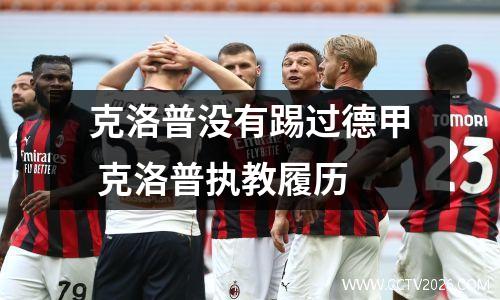 克洛普没有踢过德甲 克洛普执教履历