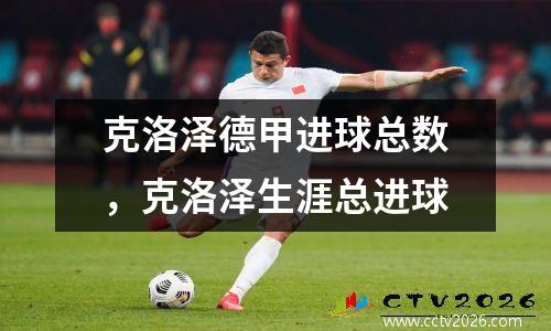 克洛泽德甲进球总数，克洛泽生涯总进球