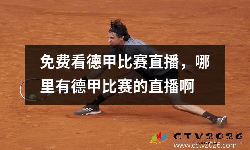 免费看德甲比赛直播，哪里有德甲比赛的直播啊