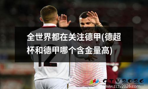 全世界都在关注德甲(德超杯和德甲哪个含金量高)