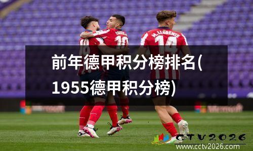 前年德甲积分榜排名(1955德甲积分榜)