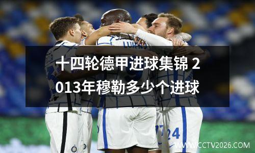 十四轮德甲进球集锦 2013年穆勒多少个进球