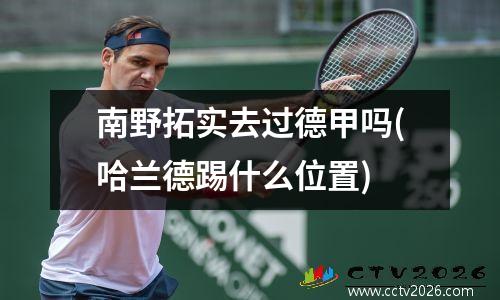 南野拓实去过德甲吗(哈兰德踢什么位置)