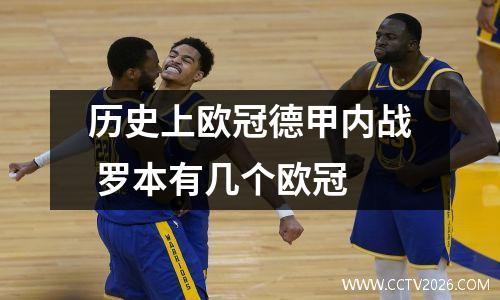 历史上欧冠德甲内战 罗本有几个欧冠