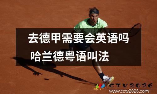 去德甲需要会英语吗 哈兰德粤语叫法