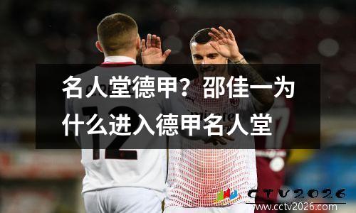 名人堂德甲？邵佳一为什么进入德甲名人堂