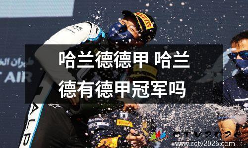 哈兰德德甲 哈兰德有德甲冠军吗