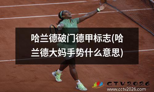 哈兰德破门德甲标志(哈兰德大妈手势什么意思)